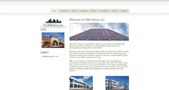 Desktop Screenshot of kgkgroupinc.com
